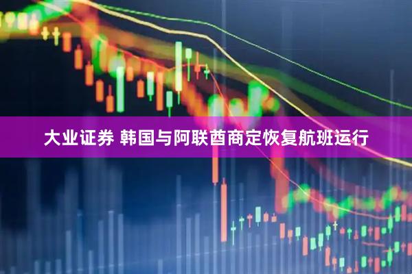 大业证券 韩国与阿联酋商定恢复航班运行